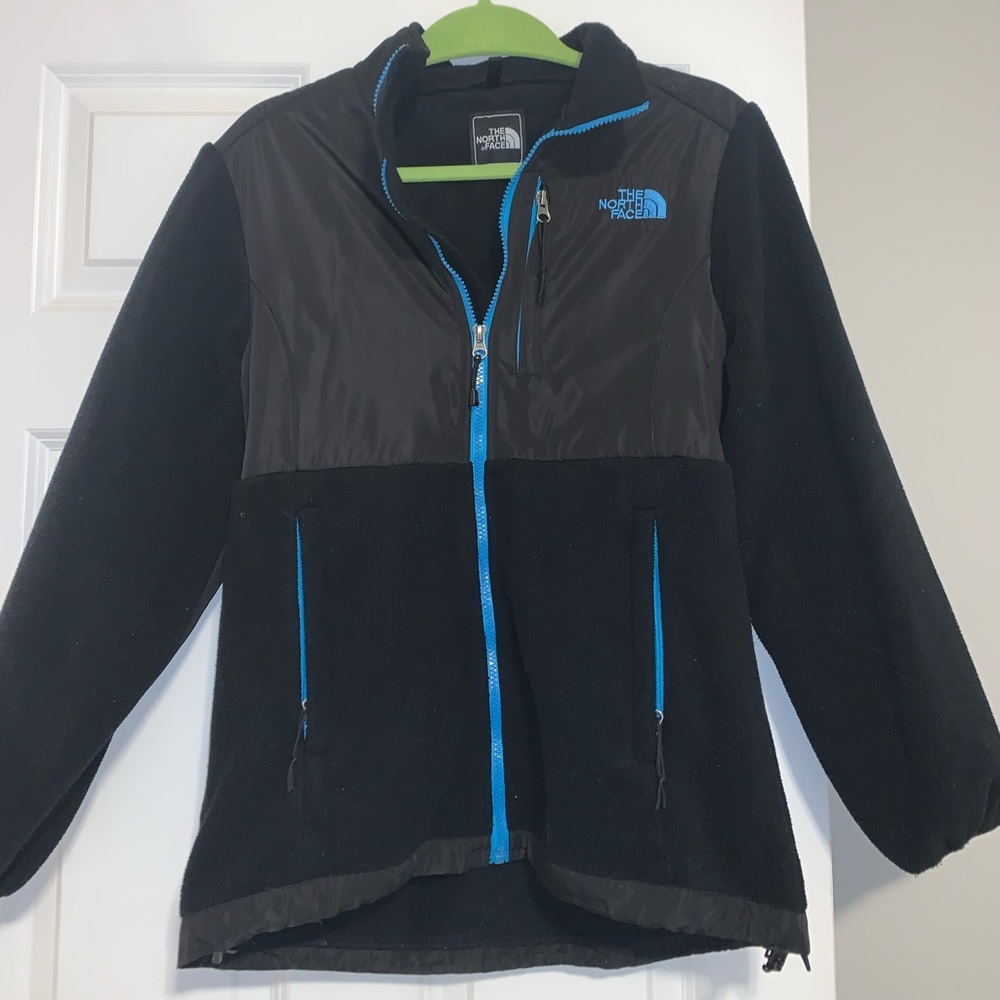 Black and blue Northface jacket